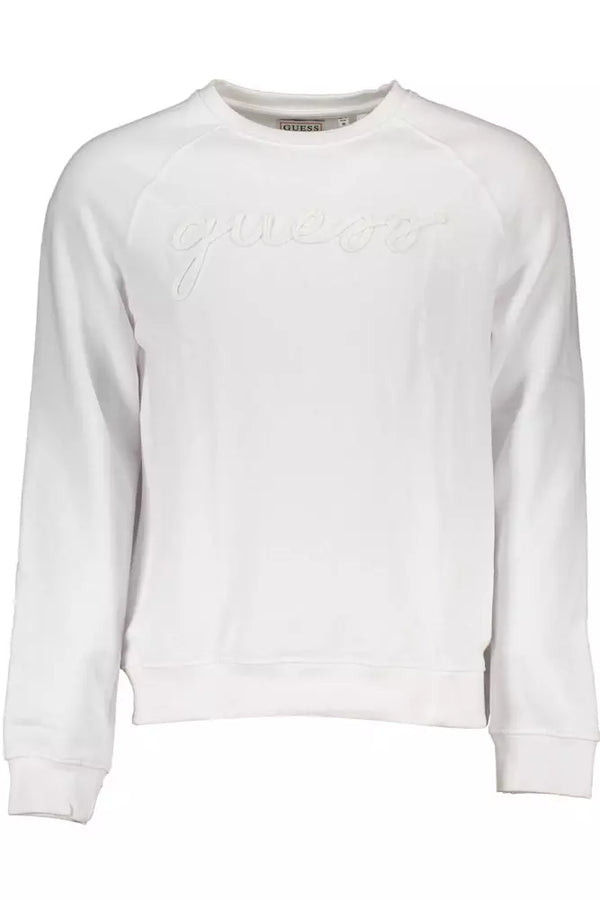 Knuspriger weißer Bio -Baumwoll -Sweatshirt