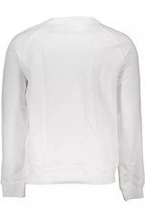 Crisp White Organic Cotton Sweatshirt