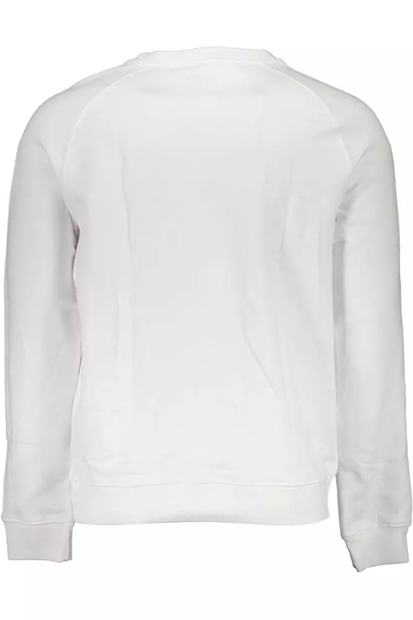 Sweat à coton biologique blanc croustillant