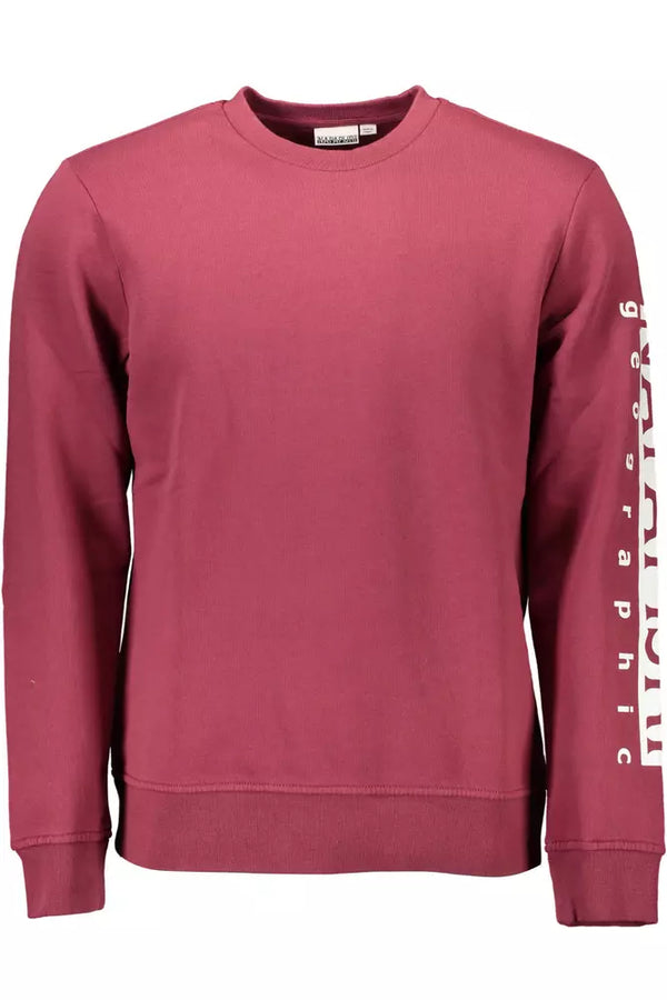 Weicher Bio -Baumwollmischung Pinkpullover