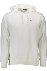 Chic White Kapuzen -Sweatshirt