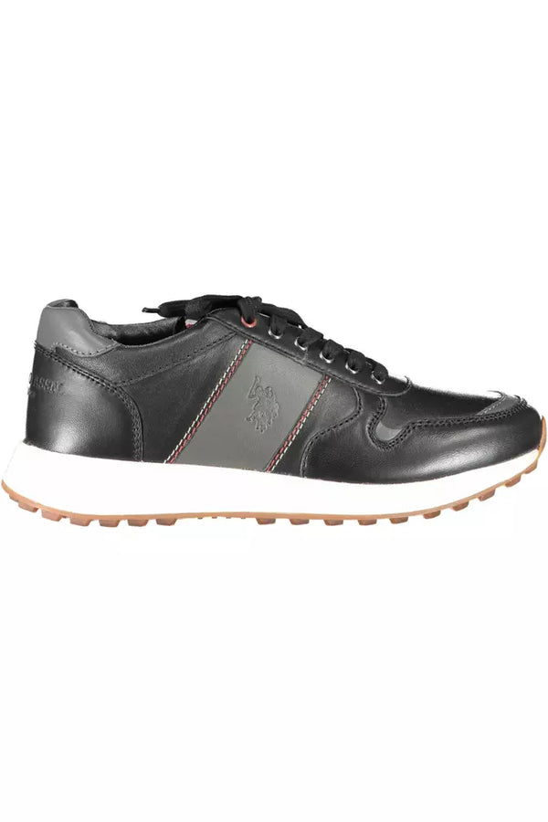 Sneaker sport in pelle nera eleganti