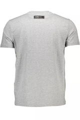 Schlankes graues Fitness essentielles T -Shirt