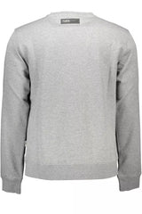 Sweinshirt elegante de manga larga gris