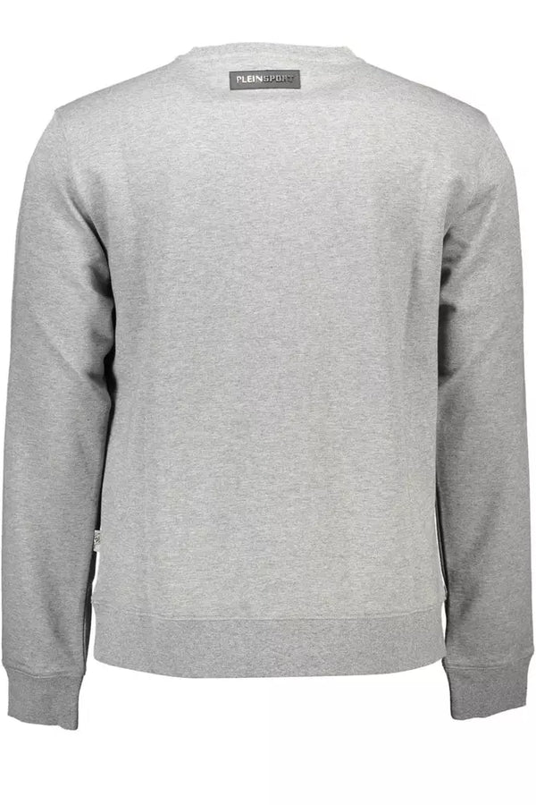 Schlankes graues langärmeliges Sweatshirt