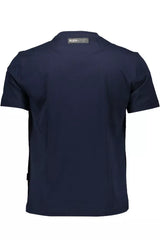 Elecrify Blue Crew Neck Designer Tee