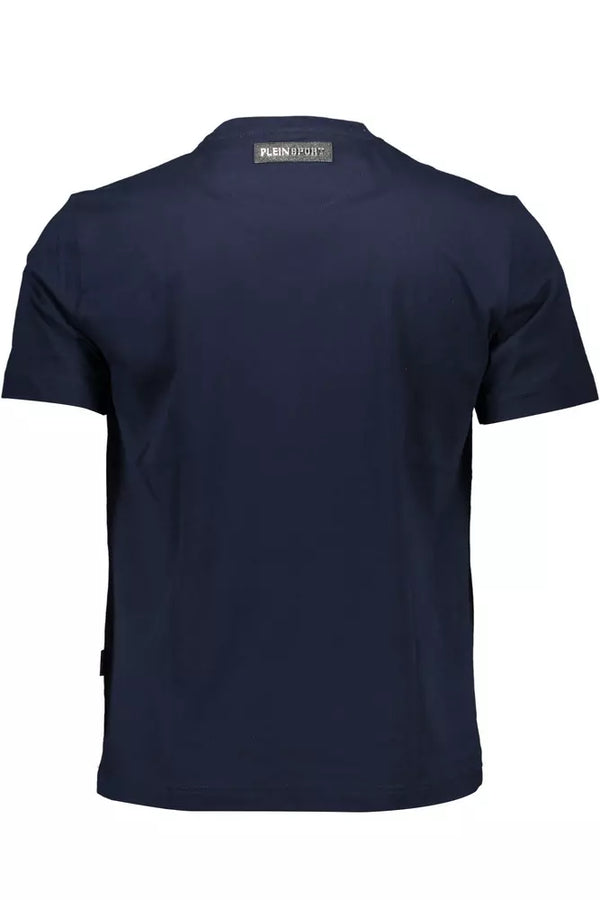 Electrify Blue Crew Neck Designer Tee