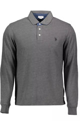 Klassisches Ellbogen -Patch Polo -Shirt