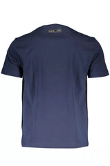 T-shirt in cotone con stampa a V-Neck