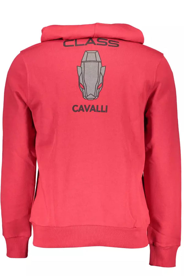 Sudadera con capucha rosa elegante con logotipo