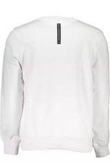 Maglione Chic White Cotton Round Round Neck