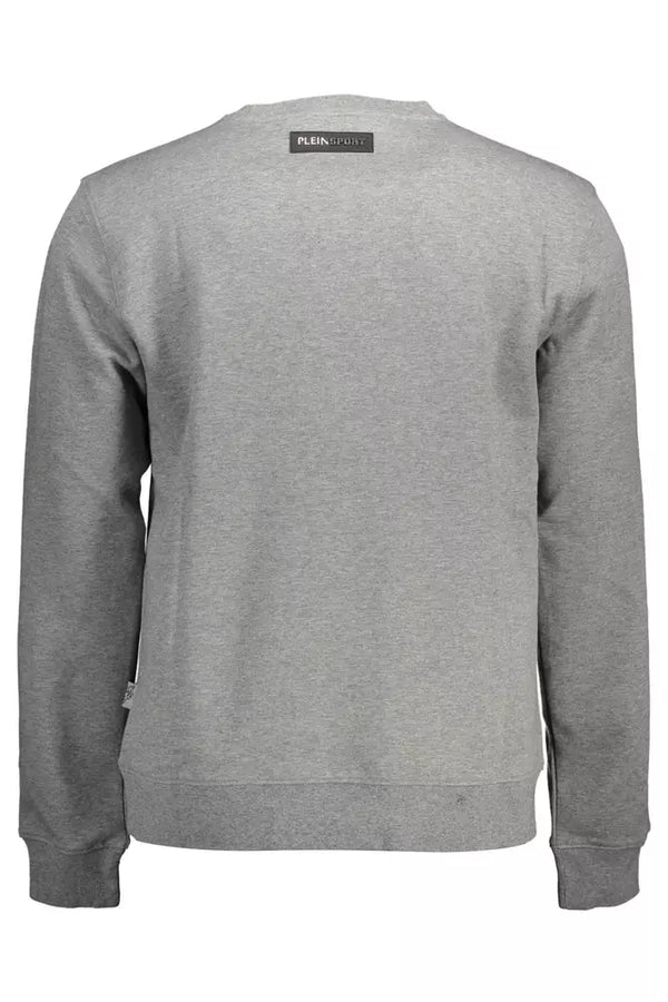 Raffiniertes graues Langarm-Sweatshirt