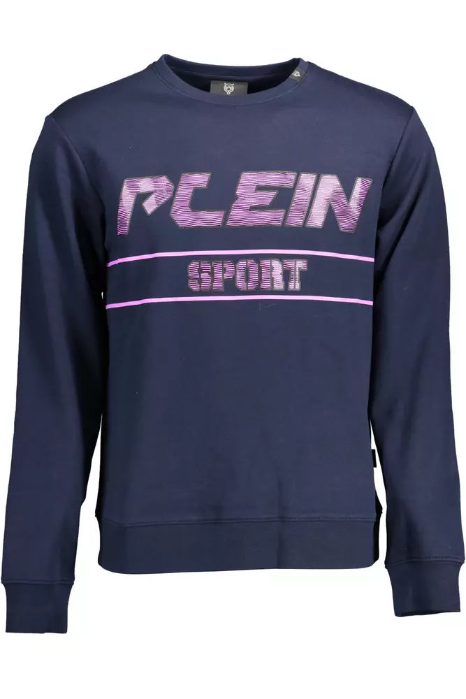 Sweat-shirt athlétique bleu élégant avec détail du logo