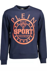 Sportlich blauer langärmelige Sweatshirt