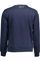 Sportlich blauer langärmelige Sweatshirt