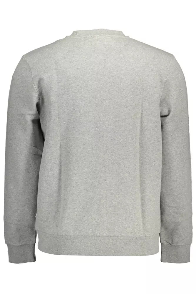 Chic Grey Cotton Sweatshirt mit legendärem Druck