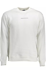 Eleganter weißer Baumwollpullover für Männer