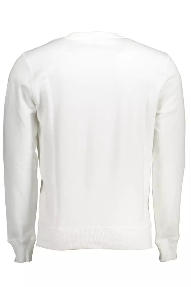 Maglione esclusivo in cotone bianco bianco