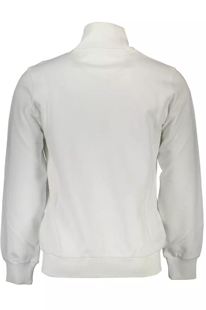 Pull en coton blanc chic avec broderie