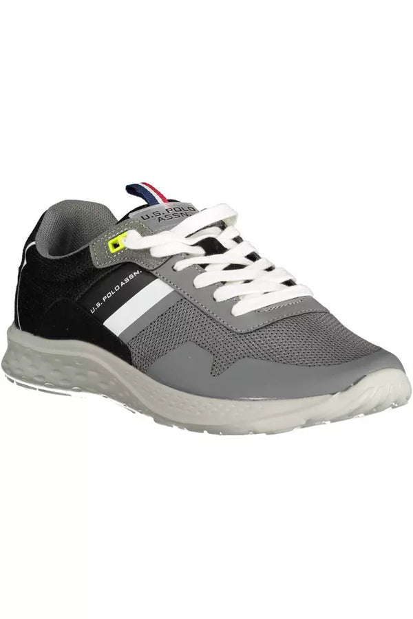 Zapatillas deportivas sofisticadas de cordones grises