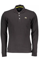 Elegant Slim Fit Sticked Poloshirt