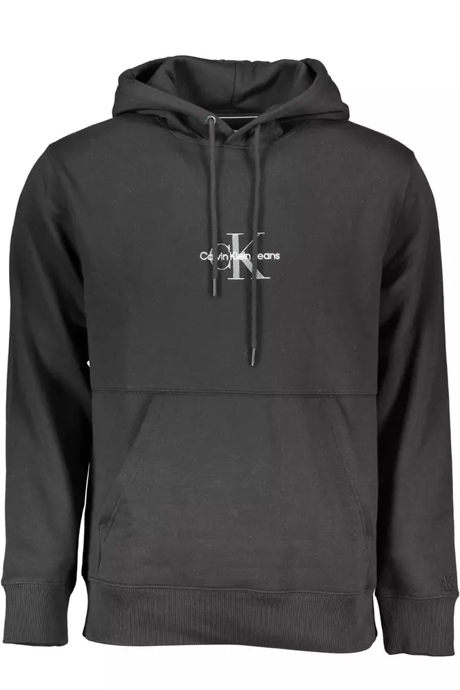 Sleek Cotton Blend Hooded Sweatshirt