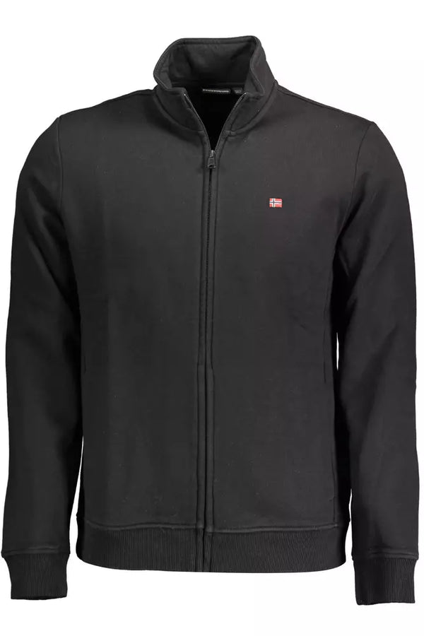 Sweat-shirt zip brodé élégant