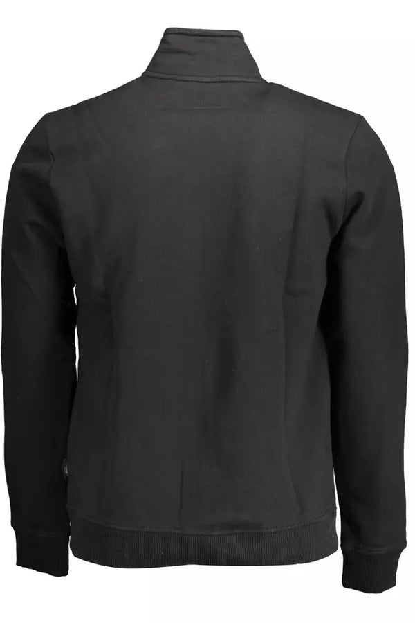 Sweat-shirt zip brodé élégant