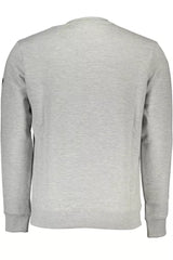 Sweat à manches longues gris chic avec imprimé