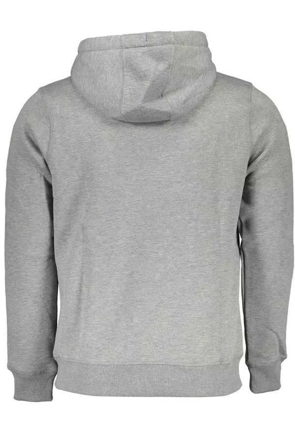 Sweat à capuche gris élégant avec logo