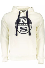 Sudadera blanca con capucha blanca - comodidad casual