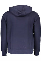 Segeln Sie die Wellen mit Kapuze -Sweatshirt in Blau