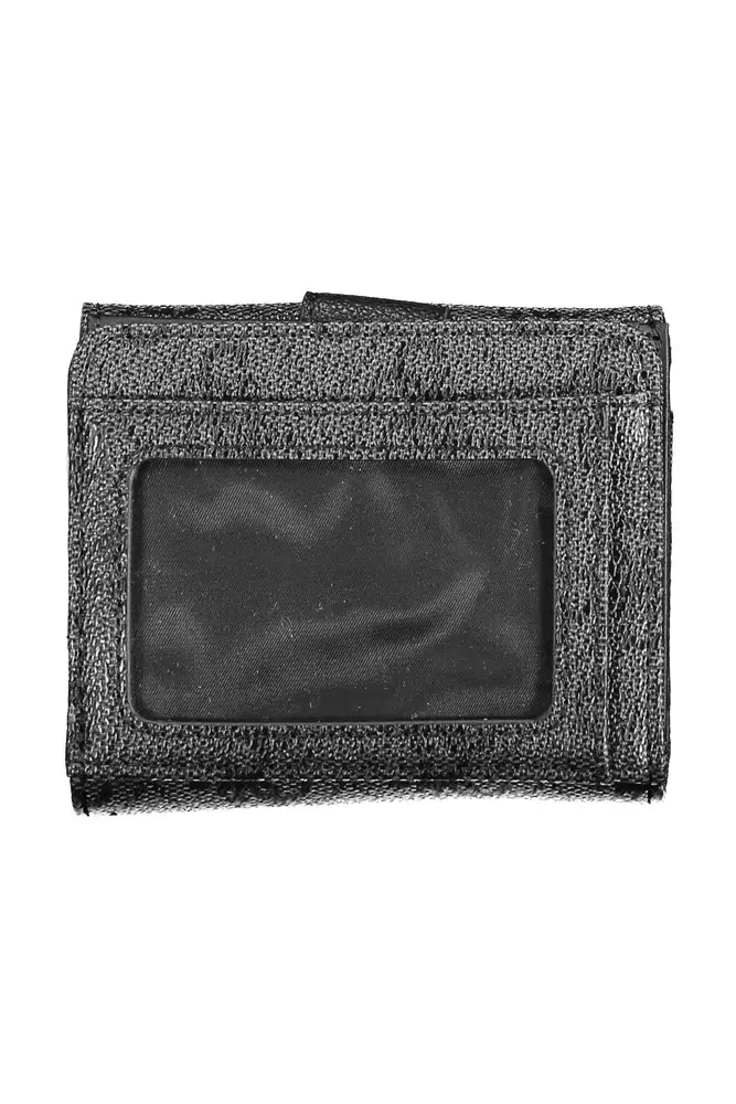 Chic Black Wallet mit kontrastierenden Details