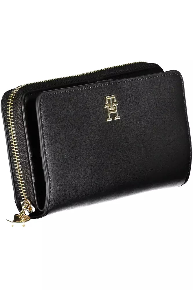 Elegant Black Polyethylene Wallet