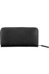 Chic Black Polyethylene Wallet with RFID Block