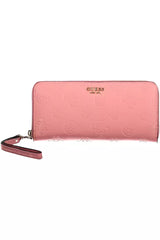 Chic Pink Wallet mit kontrastierenden Details