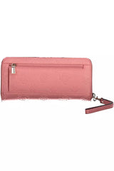 Chic Pink Wallet mit kontrastierenden Details