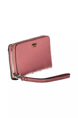 Chic Pink Wallet mit kontrastierenden Details