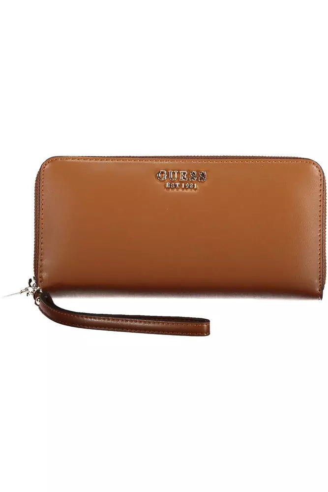 Portafoglio chic Essential Essential Brown Ladies