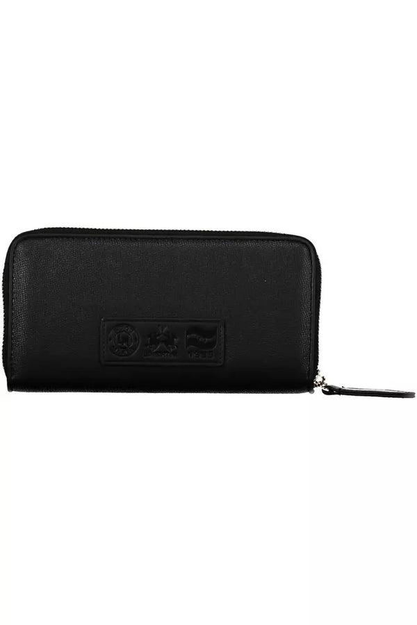 Elegant Black Wallet with Multiple Compartments