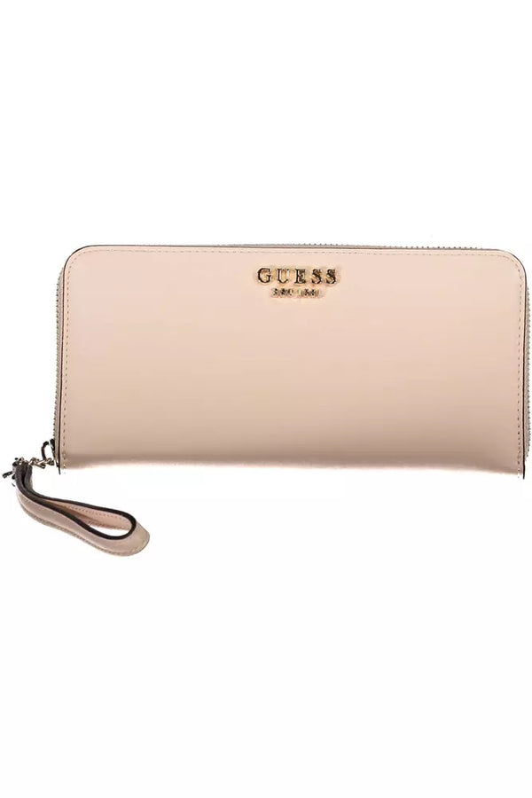 Chic Pink Polyethylene Multi-Trampart Wallet