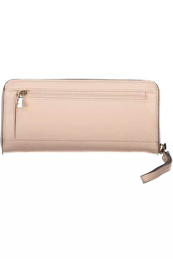 Chic Pink Polyethylene Multi-Trampart Wallet