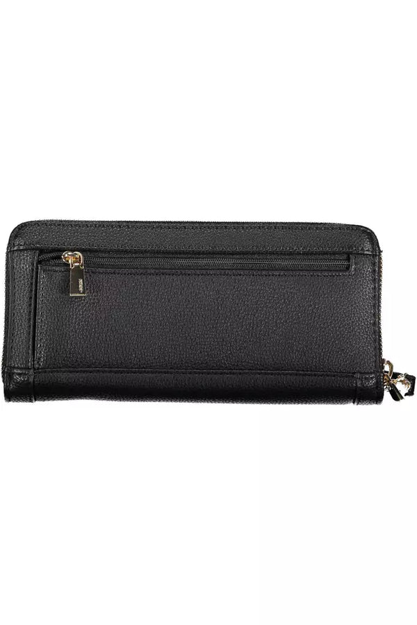 Chic Black Multi-Compartment-Brieftasche