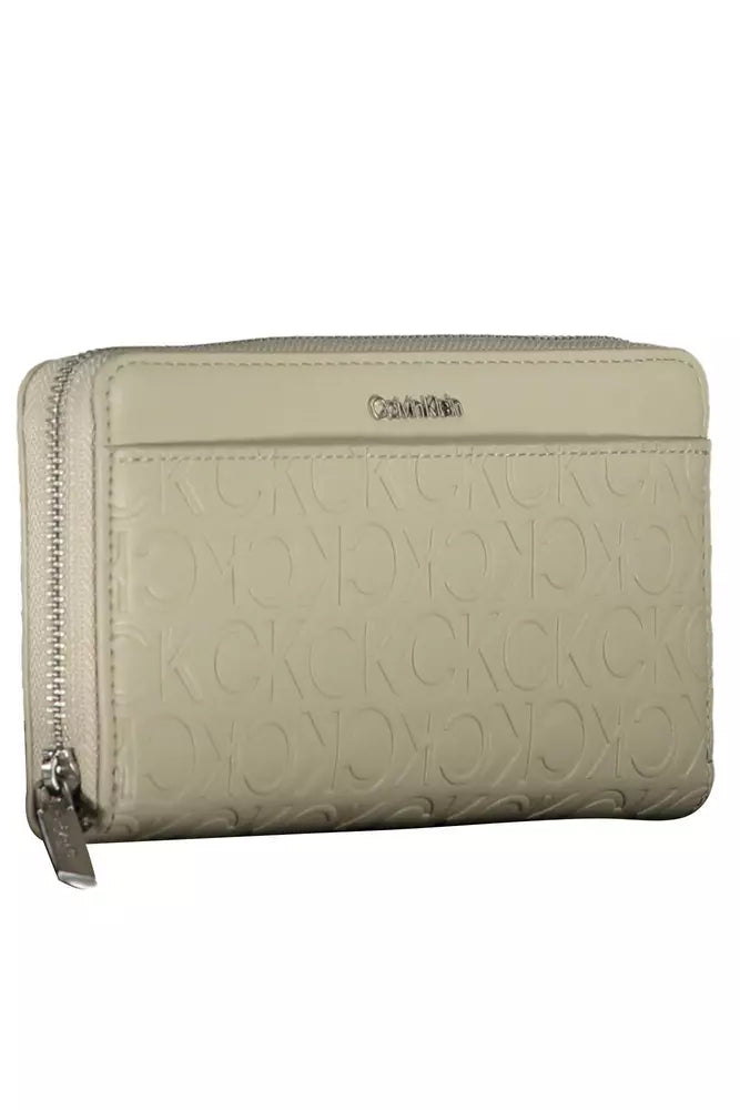 Elegant Beige RFID Wallet with Double Card Slots