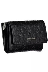 Black Polyethylene Women Wallet