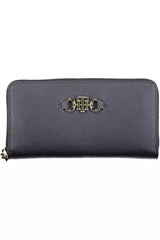 Elegant Blue Wallet with Chic Compartments