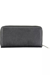 Elegant Black Multi-Compartment Wallet