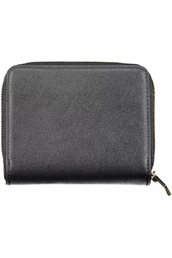 Elegant Black RFID Wallet with Secure Closure