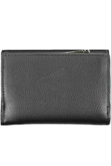 Elegant Black Polyethylene Wallet with RFID Lock