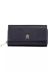 Elegant Blue Wallet with Ample Space